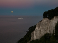 Abendfähre nach Sassnitz, Rügen  6D 118791 1024 © Iven Eissner : Aufnahmeort, Deutschland, Europa, Mecklenburg-Vorpommern, Rügen, Vollmond, Mond, Meer, Ostsee, Gewässer, Landschaft, Steilküste, Ufer, Kreide