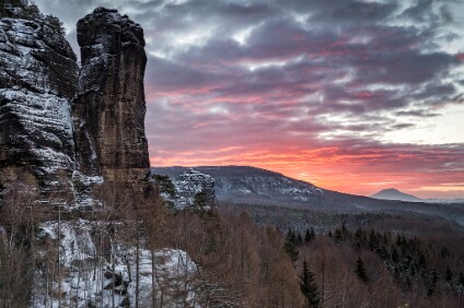 6D_101193-HDR_1024 Teuflisches Glühen... Der Teufelsturm, Schmilka
