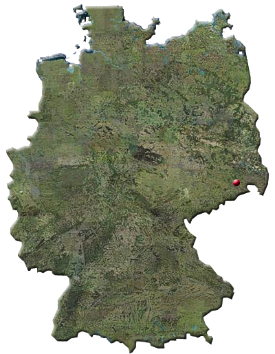 Deutschland Umriss Satelitenbild